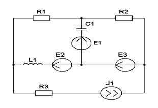 Для схемы задания 1 составить уравнения контурных токов и узловых - student2.ru