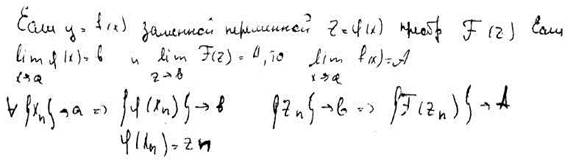 Доказать теорему о пределе сложной функции - student2.ru