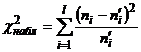 Генеральной совокупности. Критерий согласия Пирсона - student2.ru