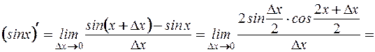 Геометрический смысл производной - student2.ru