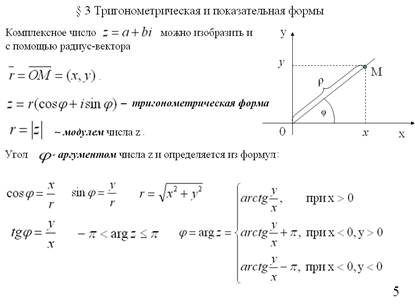 Глава VI Комплексные числа - student2.ru