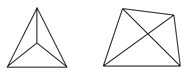 I. Организационный момент. 1. Сколько треугольников вы видите на каждом чертеже? - student2.ru