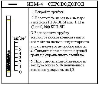 Индикаторная трубка на большие концентрации - student2.ru