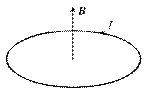 Индукция магнитного поля в центре и на оси кругового витка с током - student2.ru