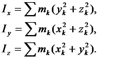Инерционные характеристики механической системы - student2.ru
