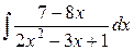 Інтеграли від виразів з квадратним тричленом - student2.ru
