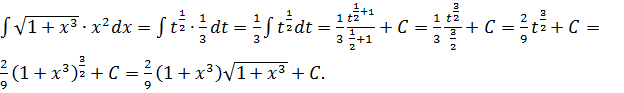 Интегрирование способом подстановки - student2.ru