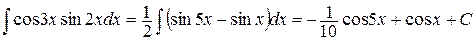 Интегрирование тригонометрических функций. Рассмотрим интегралы типа - student2.ru