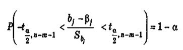 Интервальные оценки коэффициентов регрессии - student2.ru