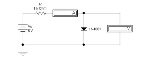 Измерение напряжения и вычисление тока через диод - student2.ru