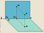 Как строятся комплексный чертеж точки, прямой и плоскости - student2.ru