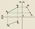 Как строятся комплексный чертеж точки, прямой и плоскости - student2.ru