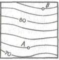 Какая высота сечения рельефа горизонталями на данном рисунке? - student2.ru