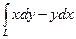Келесі екінші текті қисық сызықты интегралды есептеңіз. - student2.ru