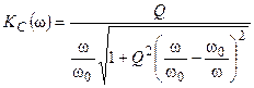 Комплексный коэффициент передачи последовательного контура - student2.ru