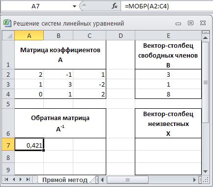 Краткие теоретические сведения. Система n линейных уравнений с n неизвестными x1, x2 - student2.ru