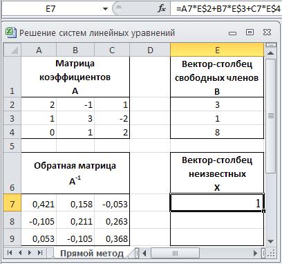 Краткие теоретические сведения. Система n линейных уравнений с n неизвестными x1, x2 - student2.ru