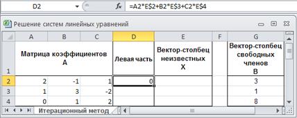 Краткие теоретические сведения. Система n линейных уравнений с n неизвестными x1, x2 - student2.ru