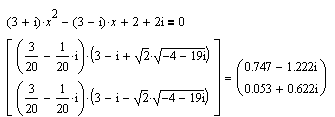 Квадратные уравнения с комплексными коэффициентами. - student2.ru