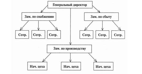 Линейная структура управления - student2.ru