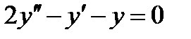 Линейные однородные дифференциальные уравнения второго порядка с постоянными коэффициентами - student2.ru