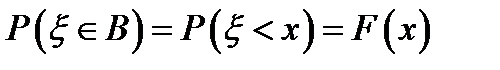 лучайная величина. Функция распределения случайной величины и её свойства. - student2.ru