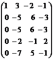 Любую строку расширенной матрицы системы можно умножить на некоторое число и прибавить к любой другой строке. - student2.ru