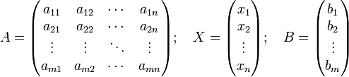 Матрица как запись коэффициентов системы линейных уравнений - student2.ru