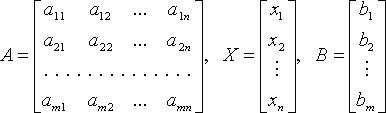 Матричная запись системы линейных уравнений - student2.ru