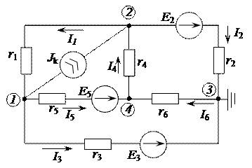 Матричные уравнения контурных токов - student2.ru