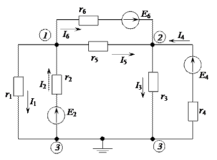 Матричные уравнения контурных токов - student2.ru