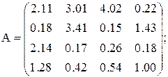 Матричные вычисления с помощью пакета Mathcad - student2.ru