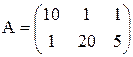 Матричные вычисления с помощью пакета Mathcad - student2.ru