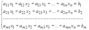 Метод Гаусса решения систем линейных уравнений - student2.ru