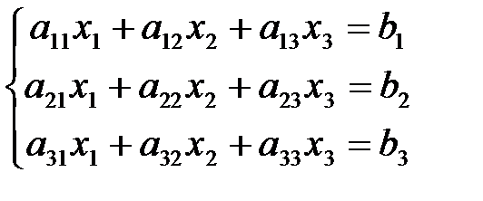 Метод Гаусса решения систем линейных уравнений. - student2.ru