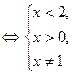 Метод решения неравенства на промежутках - student2.ru