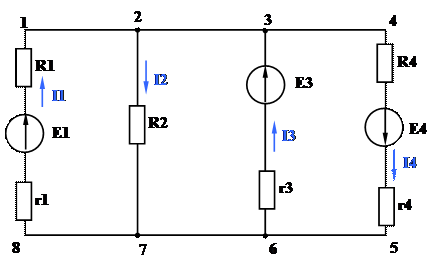 Метод узловых и контурных уравнений - student2.ru