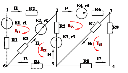 Метод узловых и контурных уравнений - student2.ru