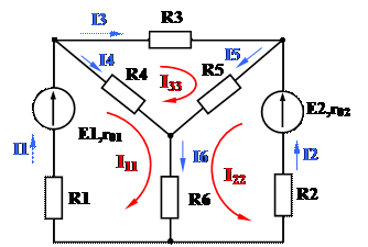 Метод узловых и контурных уравнений - student2.ru