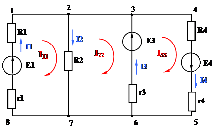 Метод узловых и контурных уравнений - student2.ru