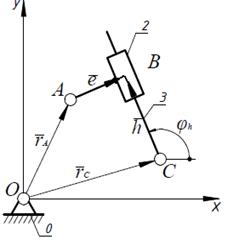 Метод векторных контуров в кинематике механизмов - student2.ru
