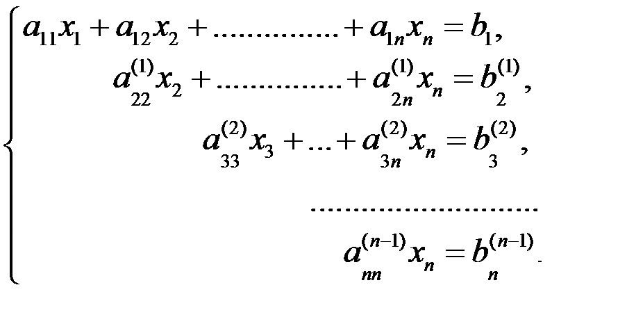 Методика решения систем линейных алгебраических - student2.ru