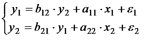 Методы оценки параметров одновременных уравнений - student2.ru