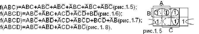Минимизация булевых функций с помощью карт Вейча. - student2.ru