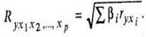 Множественный коэффициент корреляции - student2.ru