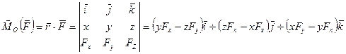 Момент силы относительно точки и относительно оси - student2.ru