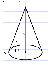 Нахождение основных элементов цилиндра, конуса, шара - student2.ru