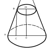 Нахождение основных элементов цилиндра, конуса, шара. - student2.ru