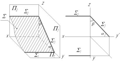 Натуральная величина отрезка прямой общего положения. Метод прямоугольного треугольника - student2.ru