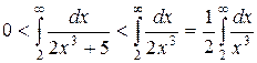 Несобственные интегралы с бесконечными пределами интегрирования - student2.ru